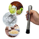 Macerador Socador De Caipirinha Para Drinks e Cozinha Inox
