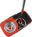 Mop Balde Esfregão Giratório Pró 1 Refil com Roda e Alça