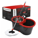 Mop Balde Esfregão Giratório Pró 1 Refil com Roda e Alça