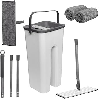 Rodo Flat Mop Linha Profissional Balde 5L Com 2 Refil